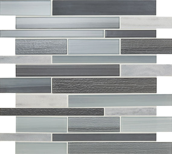 American Olean Serentina 13" X 12" Random Interlocking Zen