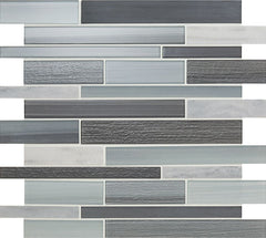 American Olean Serentina 13" X 12" Random Interlocking Zen