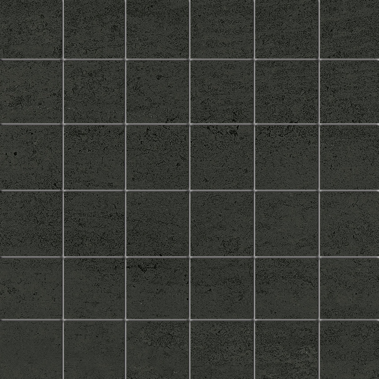 American Olean Theoretical 12" X 24" Mosaic - Pressed Abstract Black