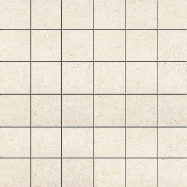 American Olean Theoretical 12" X 24" Mosaic - Pressed Whimsial White