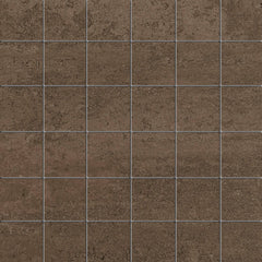 American Olean Theoretical 12" X 24" Mosaic - Pressed Absoute Brown