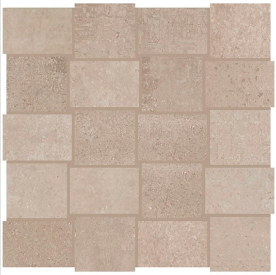 American Olean Union 12" X 12" Mosaic Weathered Beige