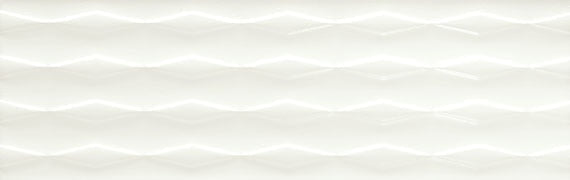 American Olean Visual Impressions 8" X 24" Linear Diamond Wall Tile White