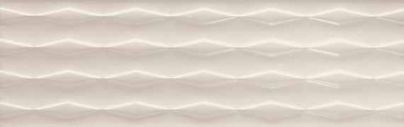 American Olean Visual Impressions 8" X 24" Linear Diamond Wall Tile Beige