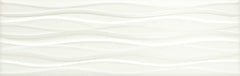 American Olean Visual Impressions 8" X 24" Multiwave Wall Tile White