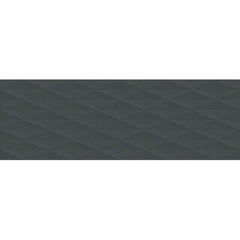 Daltile Stare Eclettica 15" X 48" Diamond Glossy Anthracite
