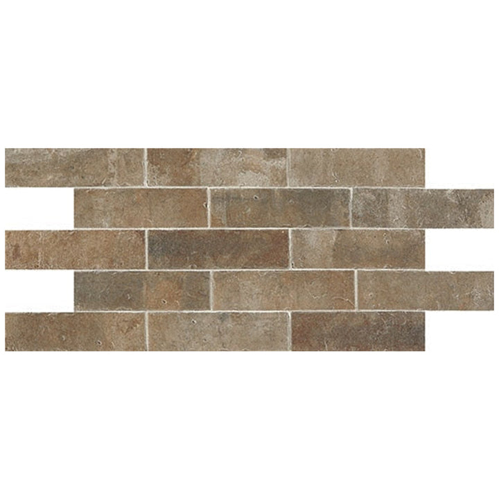 Daltile Brickwork 2.25" x 8" Distressed Matte Patio