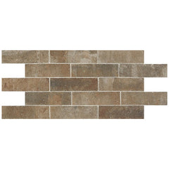 Daltile Brickwork 2.25" x 8" Distressed Matte Patio
