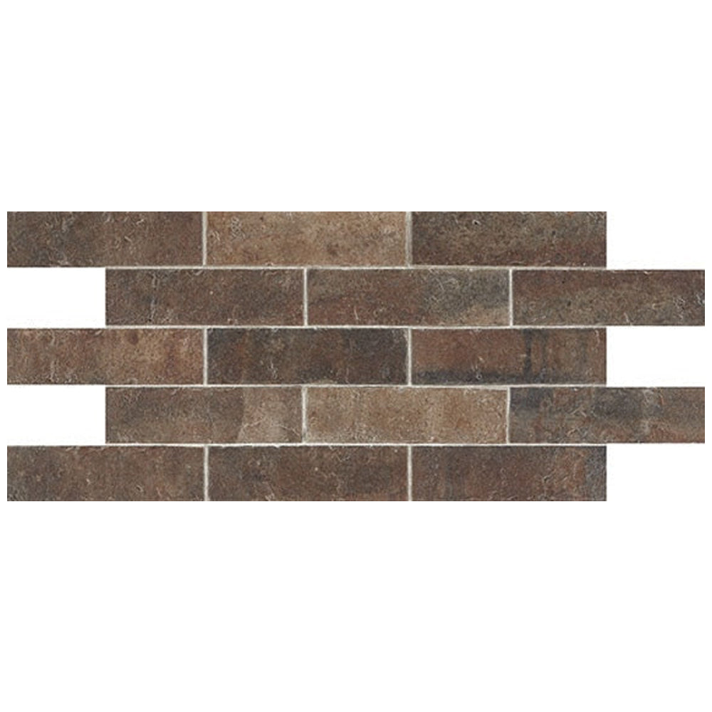 Daltile Brickwork 2.25" x 8" Distressed Matte Terrace