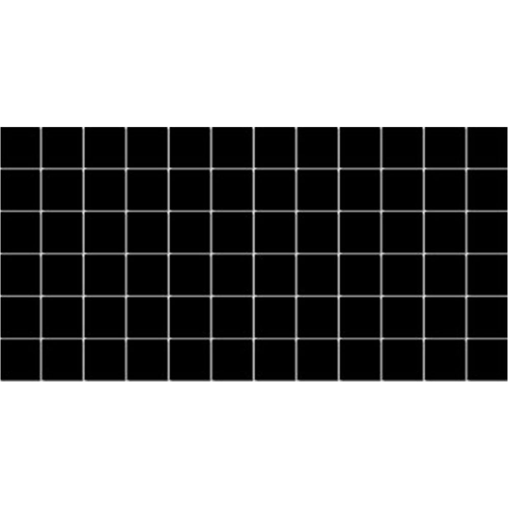 American Olean Color Story 12" X 24" Dot mounted Mosaic Matte Black