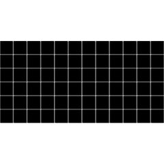 American Olean Color Story 12" X 24" Dot mounted Mosaic Matte Black