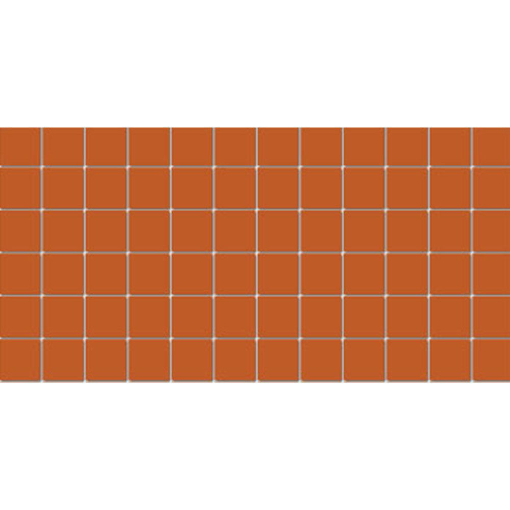 American Olean Color Story 12" X 24" Dot mounted Mosaic Blaze
