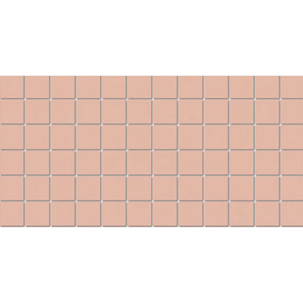 American Olean Color Story 12" X 24" Dot mounted Mosaic Blush