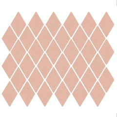 American Olean Color Story 12" X 13" Harlequin Dot mounted Mosaic Blush