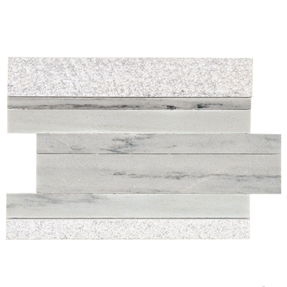 American Olean Ascend Stone 9" X 12" Modern Stack Stone Candid Heather
