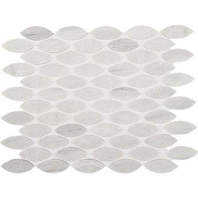 American Olean Ascend Stone 1" X 2.38" Mosaics Leaf Candid Heather