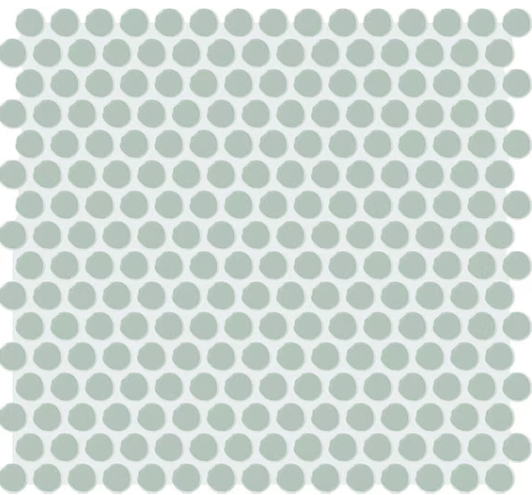 American Olean Color Story 13.5" X 11.44" Penny Round Mosaic Restore