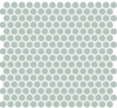 American Olean Color Story 13.5" X 11.44" Penny Round Mosaic Restore