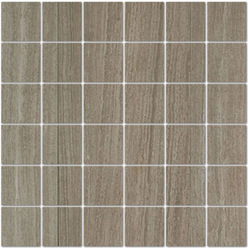 Chesapeake Vein Stratos 2" x 2" Mosaic Cenere