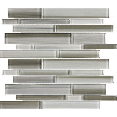 Chesapeake Fused Glass Random Strip Mosaic Clay