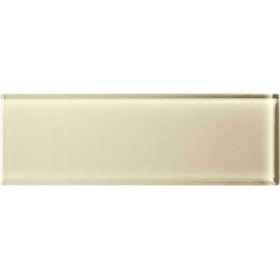 American Olean Color Appeal 4" X 12" Glass Mosaics Cloud Cream