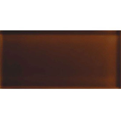 American Olean Color Appeal 3" X 6" Glass Mosaics Copper Brown