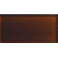 American Olean Color Appeal 3" X 6" Glass Mosaics Copper Brown