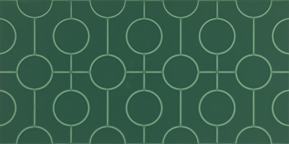 Daltile Luminique 12" x 24" Circle Glossy Juniper