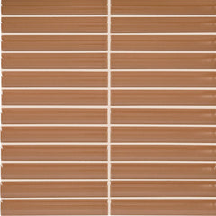 Daltile Artefino Vintage 1" x 6" Pencil Mosaic 12" x 11" Morganite