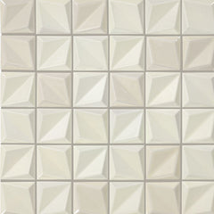 Daltile Artefino Vintage 12" x 12" Floret Mosaic 12" x 11" Pearl