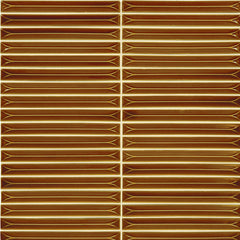 Daltile Artefino Vintage 0.5" x 6" Pyramid Mosaic 12" x 11" Amber