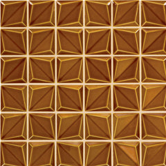 Daltile Artefino Vintage 12" x 12" Floret Mosaic 12" x 11" Amber