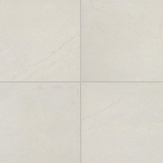 Daltile Prime 12" x 12" Matte White Canvas