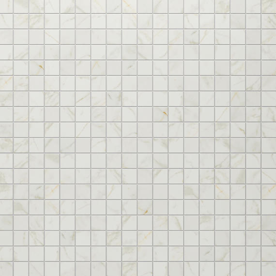 Daltile Panoramic Duet 2" x 2" Straight Joint Mosaic 12" x 24" Matte Diamond Mine