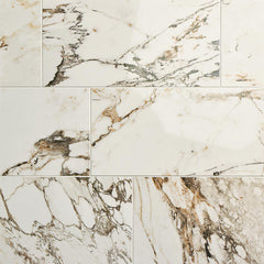 Daltile Panoramic Duet 24" x 48" Matte Calacatta Aries
