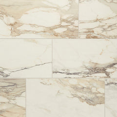 Daltile Panoramic Duet 12" x 24" Polished Calacatta Topaz