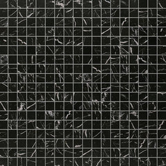 Daltile Panoramic Duet 2" x 2" Straight Joint Mosaic 12" x 24" Matte Anthracite