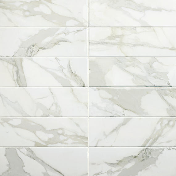 Daltile Platinum 6" x 18" Glossy Magnolia