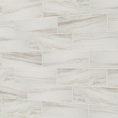 Daltile Platinum 6" x 18" Glossy Calacatta Sky