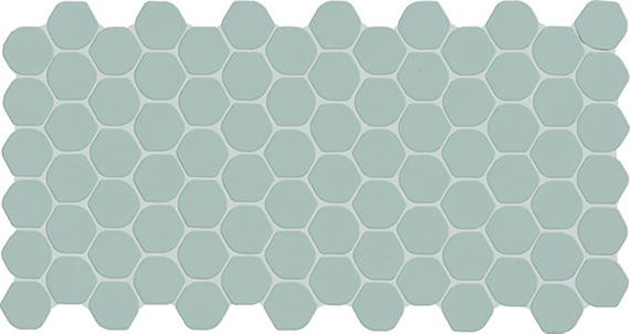 Daltile Keystones 2" Hex Organic Mosaic 12" x 24" Matte Spa