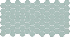 Daltile Keystones 2" Hex Organic Mosaic 12" x 24" Matte Spa