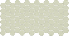 Daltile Keystones 2" Hex Organic Mosaic 12" x 24" Matte Mint Ice