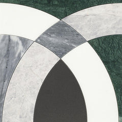 Daltile Eclessia Marble 12" x 12" Arches Polished Cristallo Blend