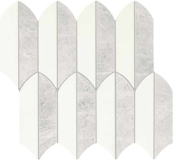 Daltile Eclessia Marble 13" x 14" Feather  Cristallo Blend