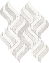 Daltile Eclessia Marble 14" x 18" Wave Polished Cristallo Blend