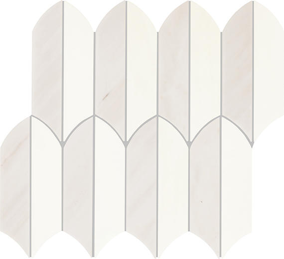 Daltile Eclessia Marble 13" x 14" Feather  Pacifica Blend