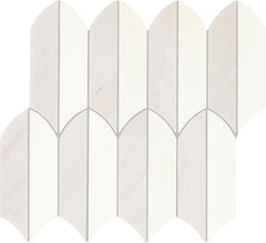 Daltile Eclessia Marble 13" x 14" Feather  Pacifica Blend