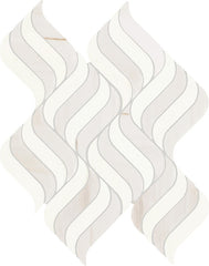 Daltile Eclessia Marble 14" x 18" Wave Polished Pacifica Blend
