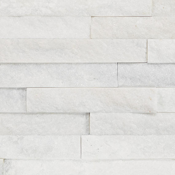 Daltile Stacked Stone 6'' x 24'' Stacked Natural Cleft Sanya White