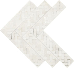 Daltile Eclessia Marble 13" x 14" Double Herringbone Pacifica